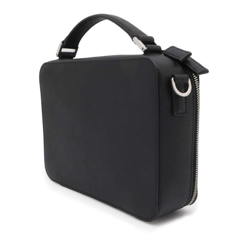 Prada Leather Shoulder Handbag Black Bag